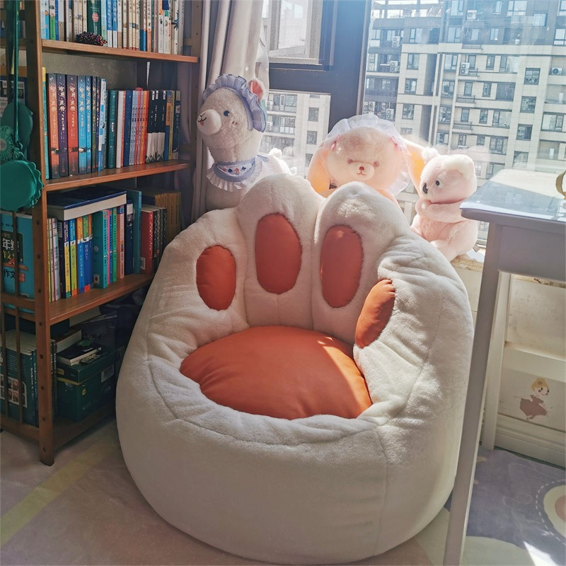 可爱猫爪儿童小沙发读书角椅子宝宝阳台椅公主男孩卧室阅读角座椅