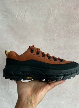 HOKA ONE ONE Tor Summit 耐磨低帮徒步鞋 黑棕色 1147952-HBCK