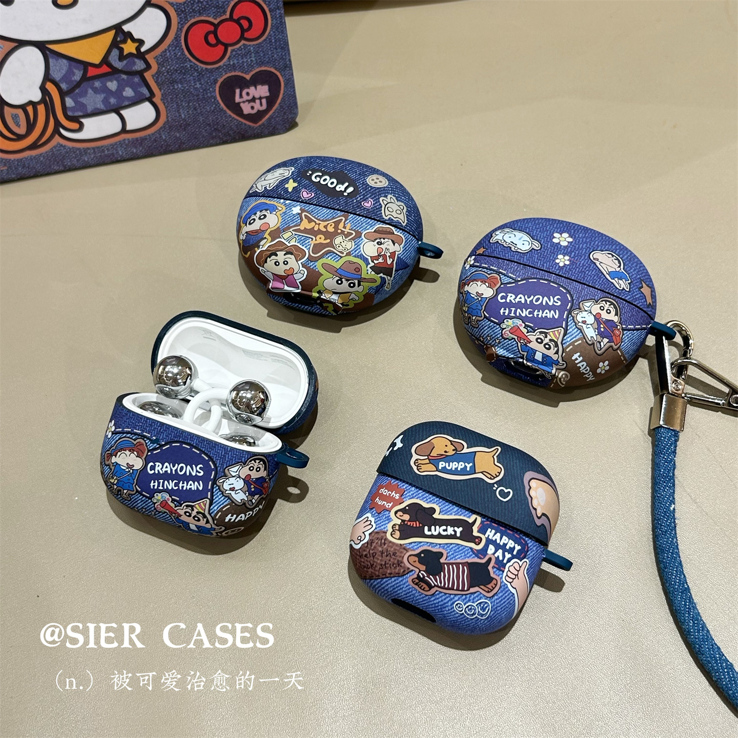 牛仔很忙创意耳机保护壳