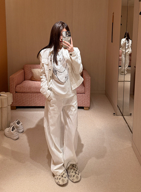 PickRui 睿哥 西部女孩 白色牛仔纽扣短款外套女春季休闲百搭上衣