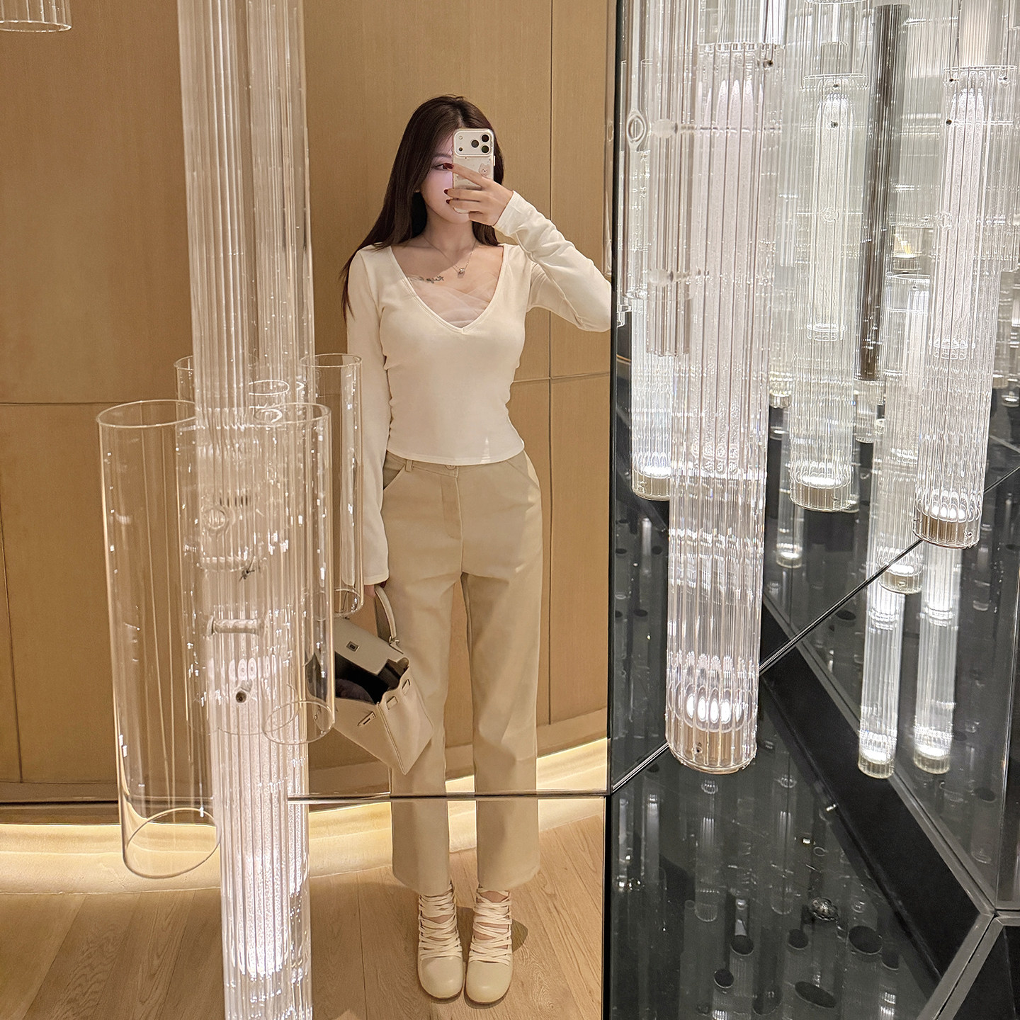 PickRui睿哥 奶昔直筒烟管皮裤女新款高腰休闲裤冬季加厚长裤子,女装/女士精品,休闲裤,淘宝优惠券,粉丝福利购,淘宝优惠卷