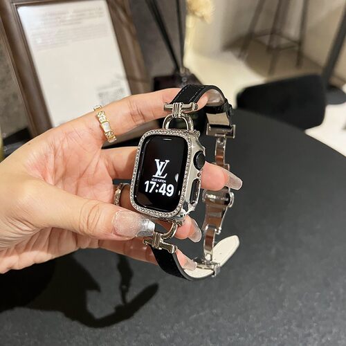 小香风轻奢表带适用于华为小米