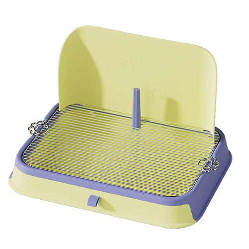 神经猫宠物专用狗厕所泰迪便盆不锈钢防踩屎砂盆尿盆小型犬大小便