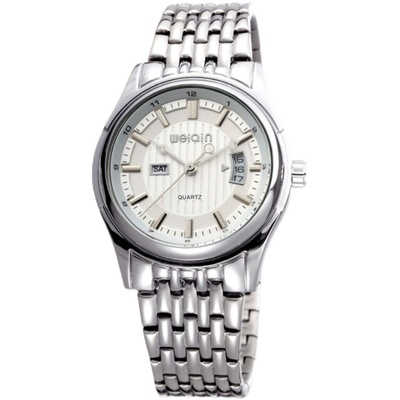 威琴男士商务精防水精准走手表