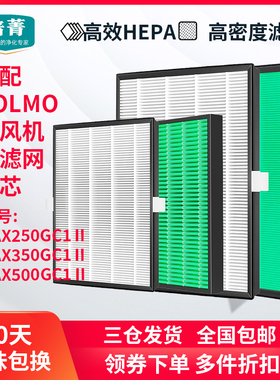 适用美的COLMO新风机CAX250GC1Ⅱ滤网CAX350GC1Ⅱ滤芯CAX500GC1Ⅱ