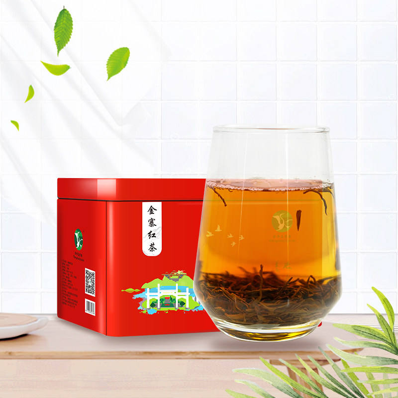 长寿金家寨红茶手工茶叶安徽金寨红茶特产罐装120g