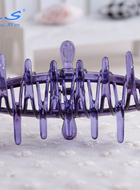 【10元任选4件清仓】AS饰品发饰韩版抓夹大号竖夹简约发抓发卡