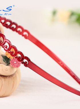 【10元任选4件清仓】AS韩版镂空发箍发卡发带时尚洗脸运动防滑