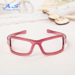 AS饰品发饰韩版 任选4件清仓 头饰带齿防滑眼镜发箍压发卡 10元