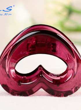 【10元任选4件清仓】AS中号发抓马尾夹爱心抓夹发饰塑料发夹