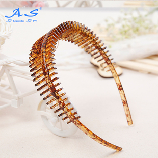 AS韩版 任选4件清仓 带齿压发宽边发箍摔不断头箍头饰 10元