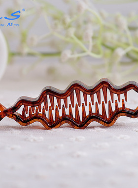 【10元任选4件清仓】AS发饰马尾夹韩版扭扭夹大号香蕉夹发卡竖夹