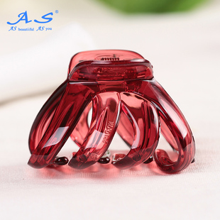 AS饰品韩版 任选4件清仓 发抓中号树脂塑料简约马尾夹顶夹 10元