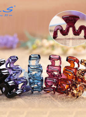 【10元任选4件清仓】AS中抓夹发饰女士头饰发抓卡子发夹盘发饰品