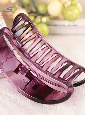 【10元任选4件清仓】AS发饰发抓镂空发夹带齿防滑抓夹发爪子发卡