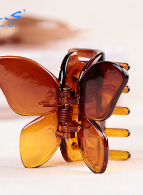 【10元任选4件清仓】AS发饰头饰复古中发夹韩式蝴蝶结发卡竖夹韩