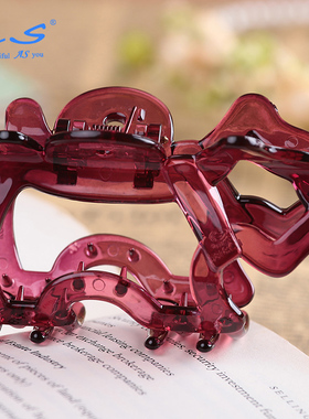 【10元任选4件清仓】AS发饰顶夹弹抓夹可爱大马尾夹竖夹简约头饰