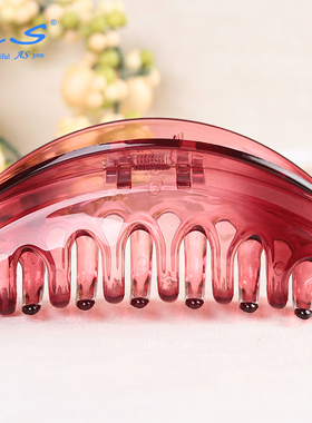 【10元任选4件清仓】AS发饰大号韩版简约发抓时尚摔不断塑料夹