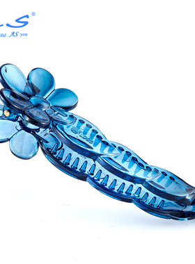 【10元任选4件清仓】AS花朵香蕉夹竖夹AS发饰女头饰马尾夹发卡