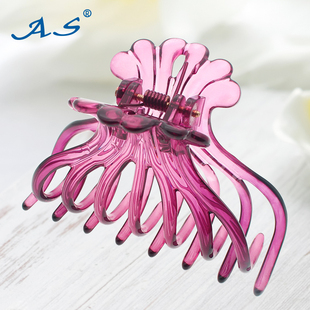 【多件任选更优惠】AS饰品发饰多齿竖夹抓夹中号韩版马尾夹