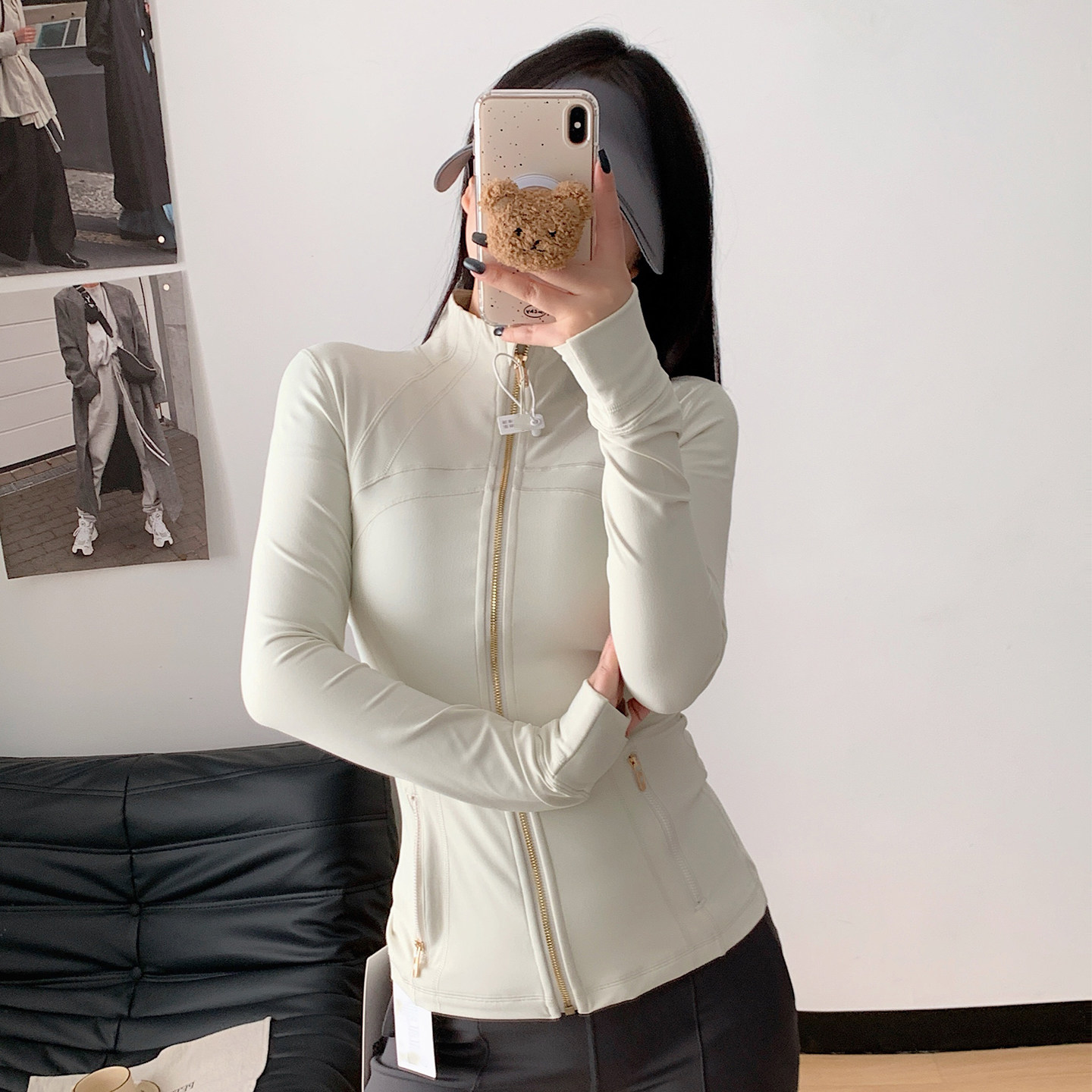 25秋冬款金拉链女士运动服茄克上衣户外修身显瘦立领磨毛瑜伽外套,运动/瑜伽/健身/球迷用品,瑜伽外套,淘宝优惠券,粉丝福利购,淘宝优惠卷