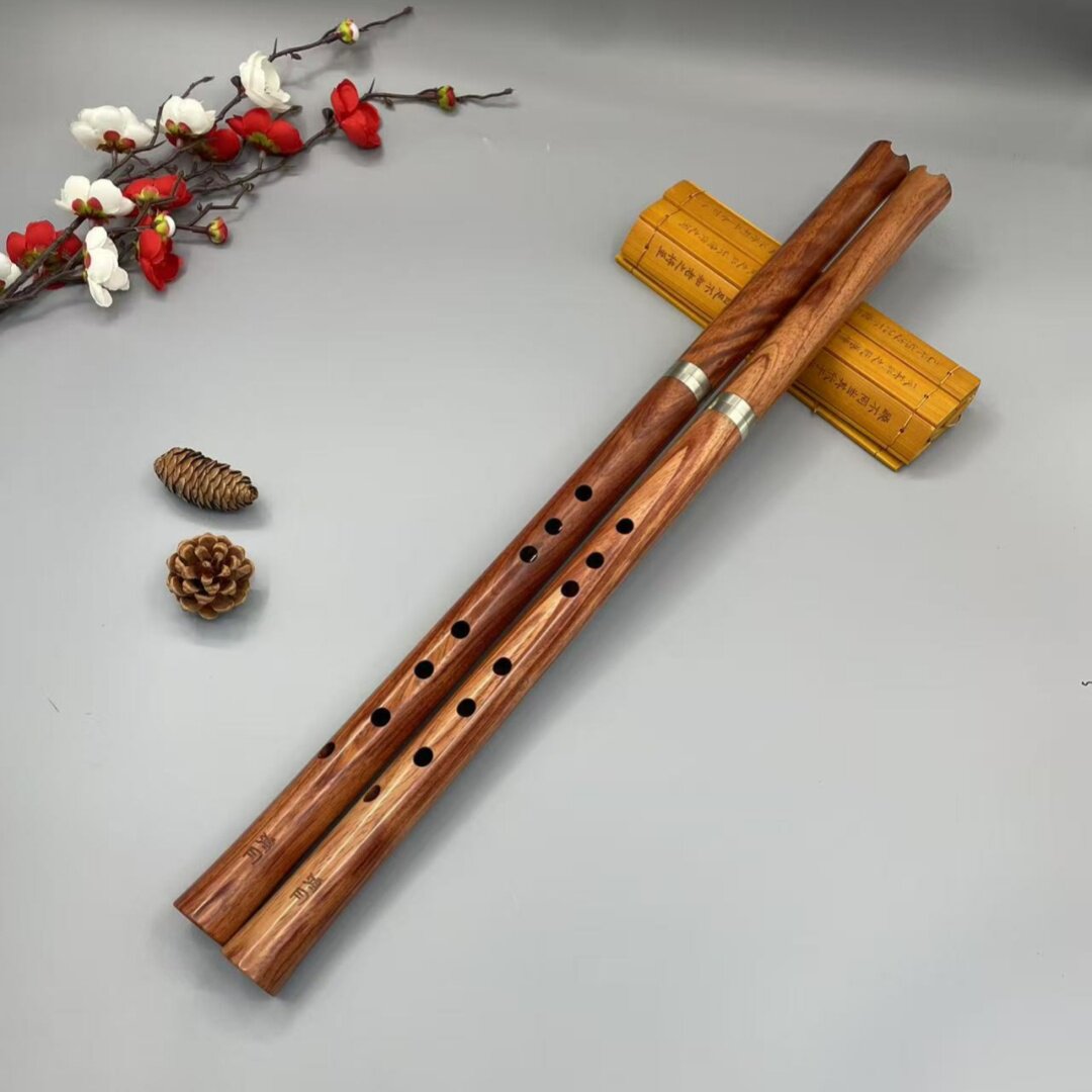 红木洞箫短款短萧FG调专业演奏成人儿童初学老师教学用箫