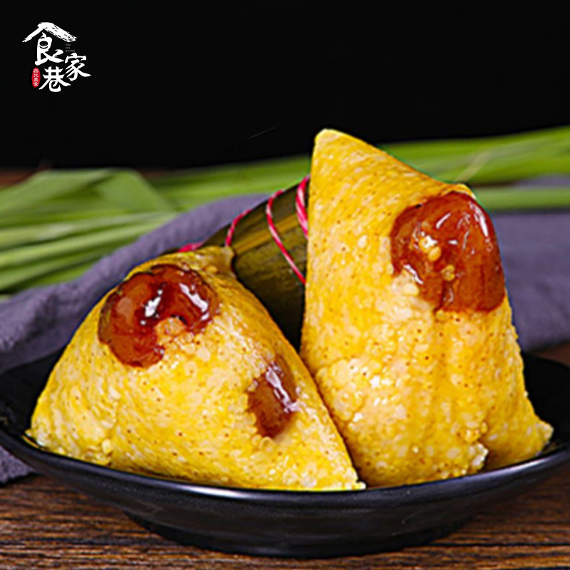 食家巷黄米粽子软糯香甜蜜枣豆沙五谷粽子即食纯手工6个装,零食/坚果/特产,糕点礼盒/伴手礼,淘宝优惠券,粉丝福利购,淘宝优惠卷