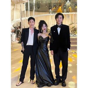 法式千金风抹胸连衣裙高端轻奢小众新娘结婚敬酒服成人礼宴会礼服