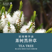 有机地球茶树黑种草面部精华油15ml