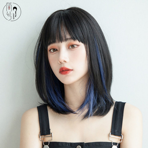 短款挂耳染假发片不伤头发