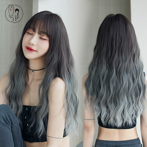 Кудрявый парик, европейский стиль, градиент, средней длины