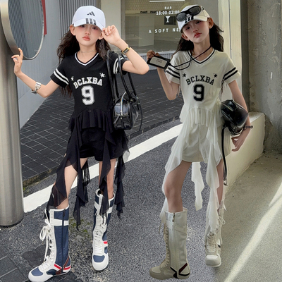 女童套装2025新款夏季中大童