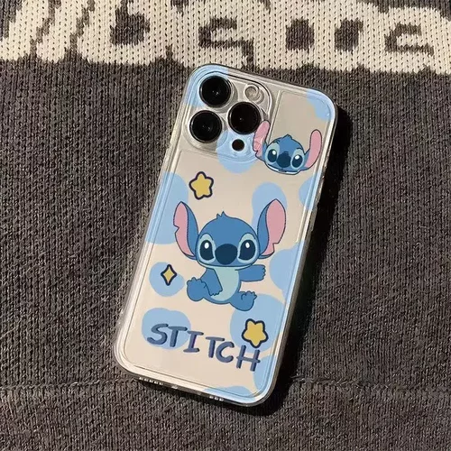 可爱史迪仔适用于iphone16手机壳14plus苹果15promax防摔13卡通12