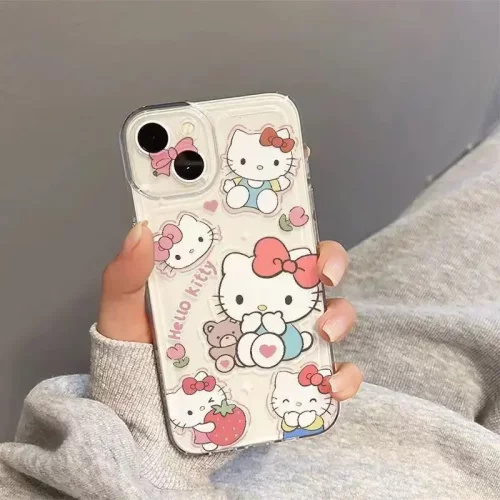 小熊KT猫适用iphone16防摔15promax手机壳苹果14plus欧美1312