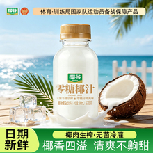 椰谷！零糖椰汁植物蛋白饮料245g×10瓶