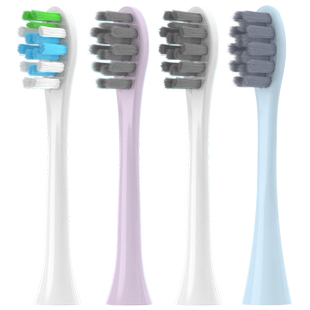 萌瑟适配SakyPro舒客电动牙刷头G5替换头成人舒克护龈刷软毛男女