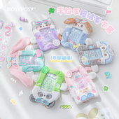 RosyPosy卡套学生校园卡身份证学生证保护套原创高级感小卡卡膜追星明星高颜值ins风卡套可爱毛绒磁吸卡片套