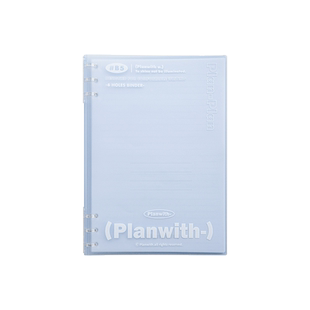 Planwith活页笔记本B5软壳不咯手本子高颜值可拆卸简约加厚活页纸2024年新款记事本错题本小学高中生专用