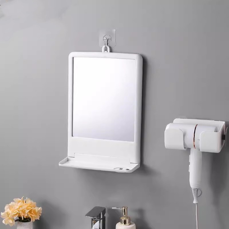 免打孔镜子卫生间洗手挂