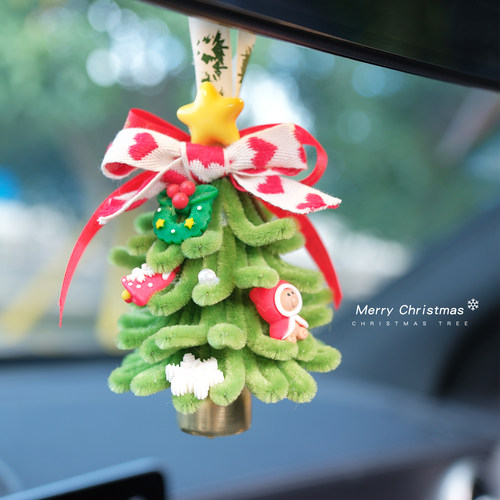 圣诞节汽车内挂饰送男女生礼物