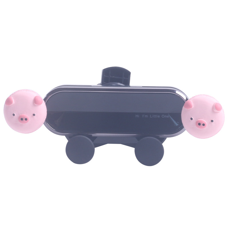 手机车载支架汽车车用导航架创意可爱卡通车内出风口车上支撑架女