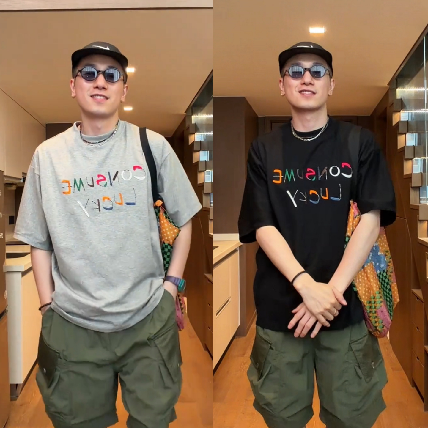 夏季美式潮流小众百搭字母T恤