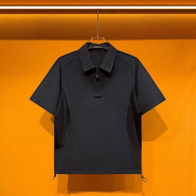 夏季新款翻领薄款速干短袖POIO衫