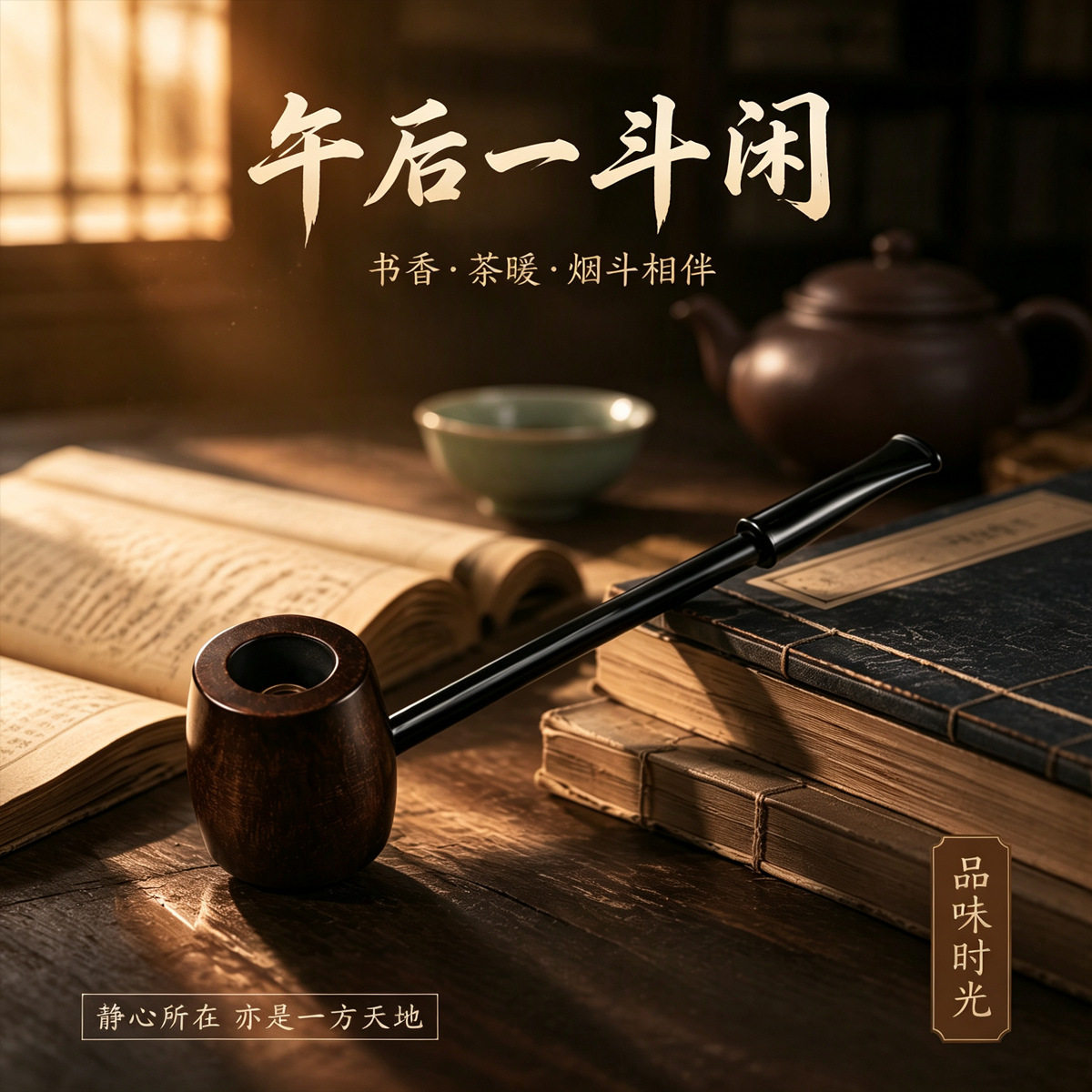 大力水手木质烟斗便携个性实木手