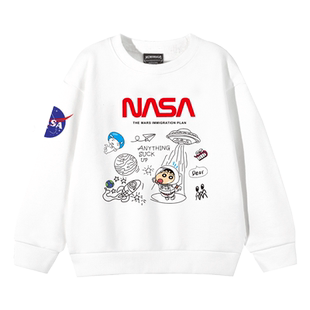 2025新款儿童卫衣秋冬加绒圆领套头洋气姐弟装男童女童纯棉外套潮