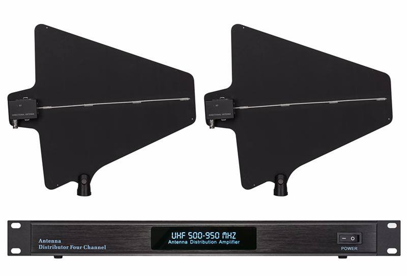 专业舞台演出会议麦克风校园操场挂墙无线话筒天线信号增强放大器