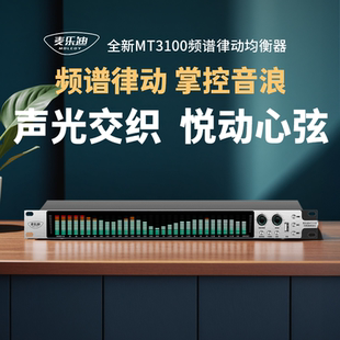 麦乐迪MT3100高端家用发烧均衡器效果器专业高级音响高端舞台频谱