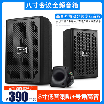 Ctvcter A8专业寸音箱舞台演出婚庆酒吧家用户外KTV家庭工程方案