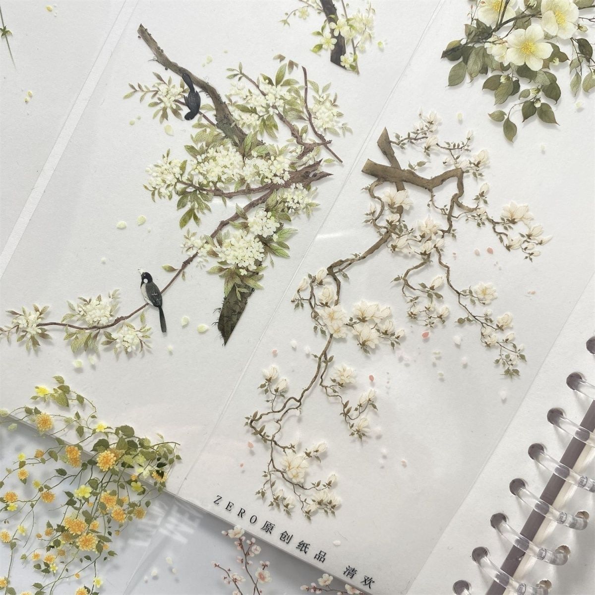 清欢zero手帐分装胶带桃