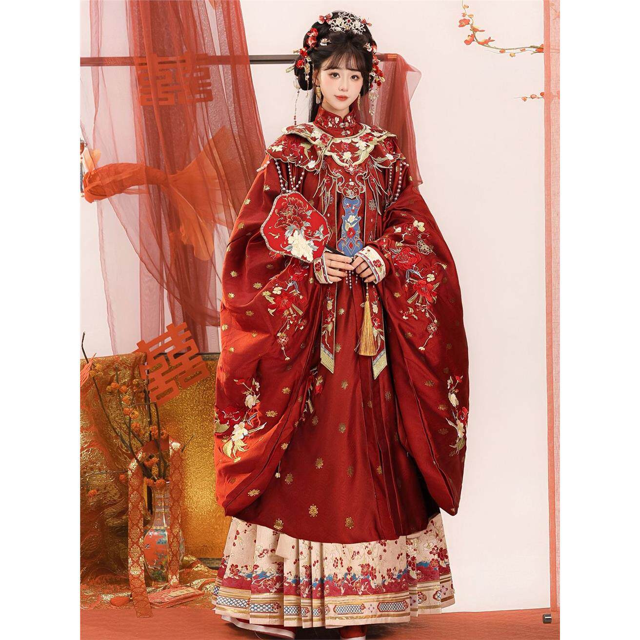 锦宣阁原创锦禧明制汉服婚服中式图片